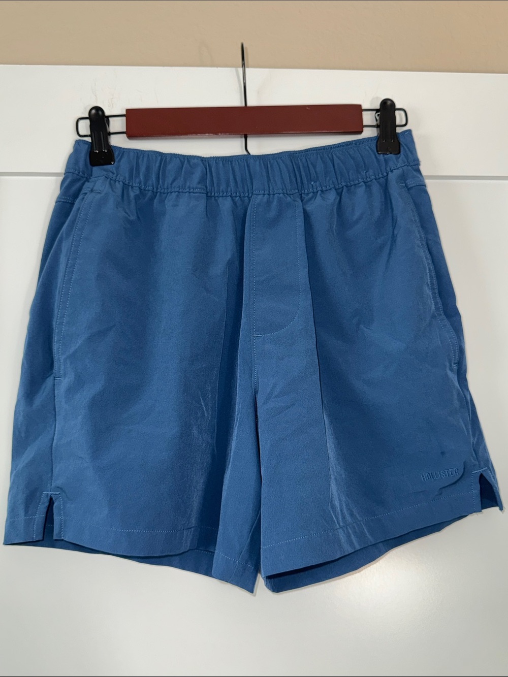 Hollister Women’s  Blue Drawstring Athletic Lightweight Running Shorts Sz XS
